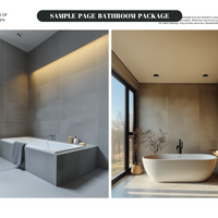 Bathroom Details - PDF & CAD