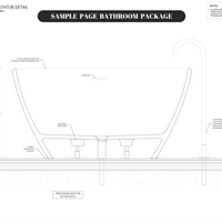 Bathroom Details - PDF & CAD