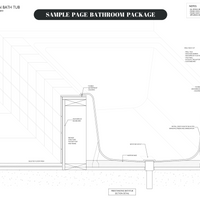 Bathroom Details - PDF & CAD