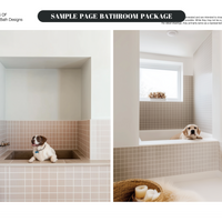 Bathroom Details - PDF & CAD