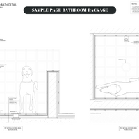 Bathroom Details - PDF & CAD