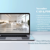 November 2025 Details - PDF & CAD - Kitchen