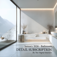 Monthly Details- JANUARY - BATHROOMS - PDF & CAD