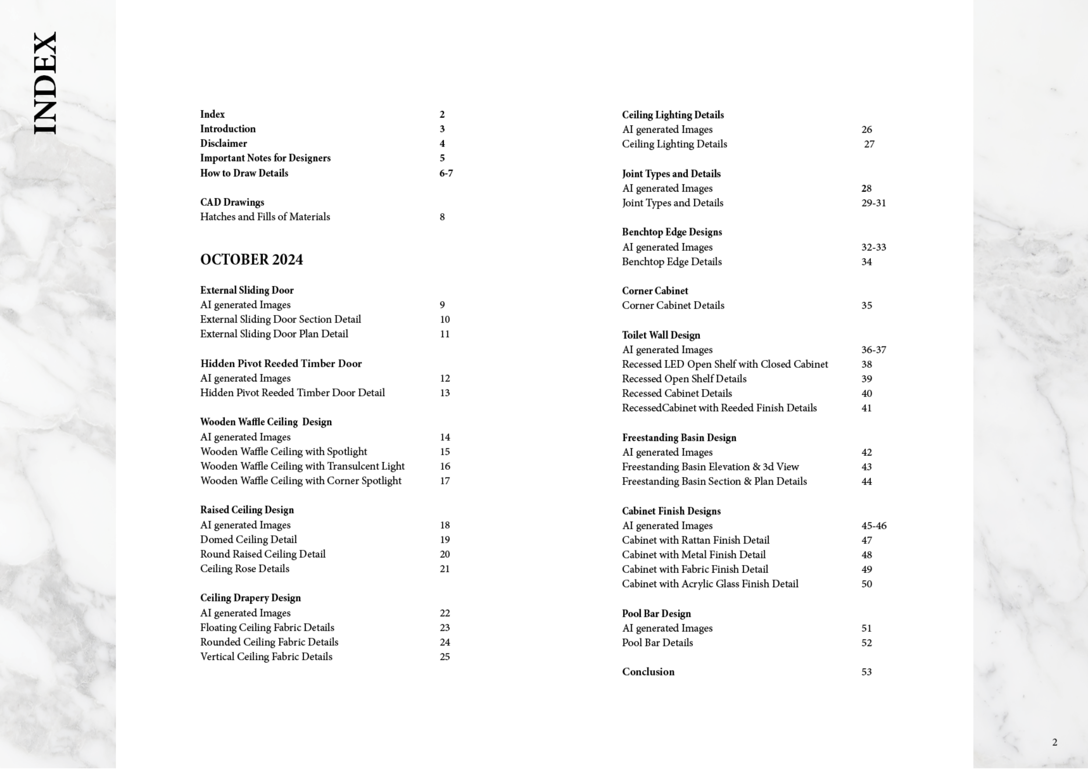October 2024 Details - PDF & CAD – Digital Interiors