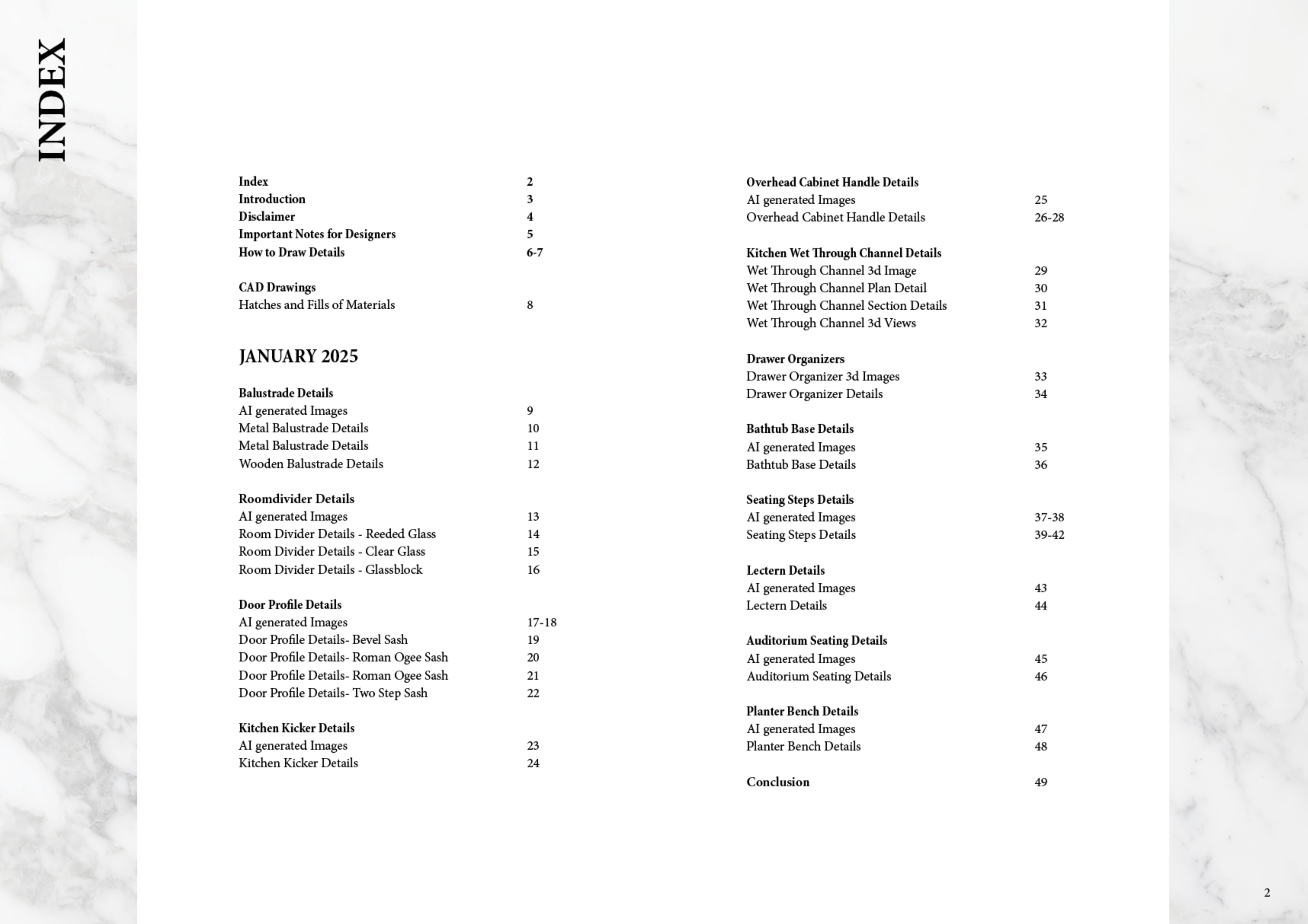 January 2025 Details - PDF & CAD – Digital Interiors