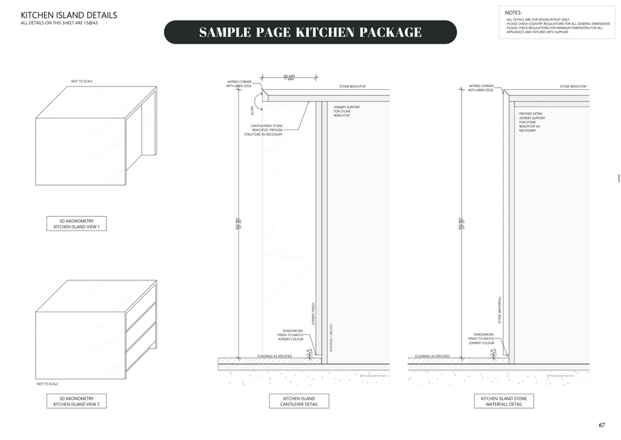 Kitchen Details - PDF & CAD