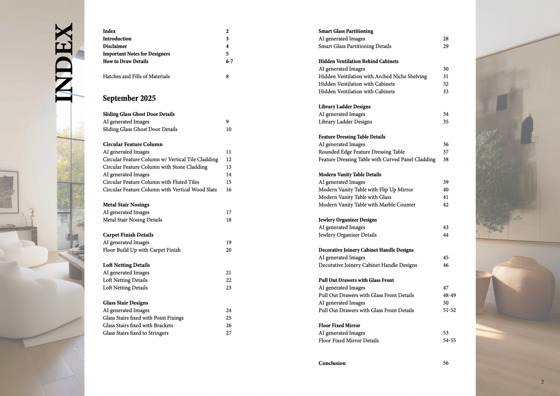 September 2025 Details - PDF & CAD