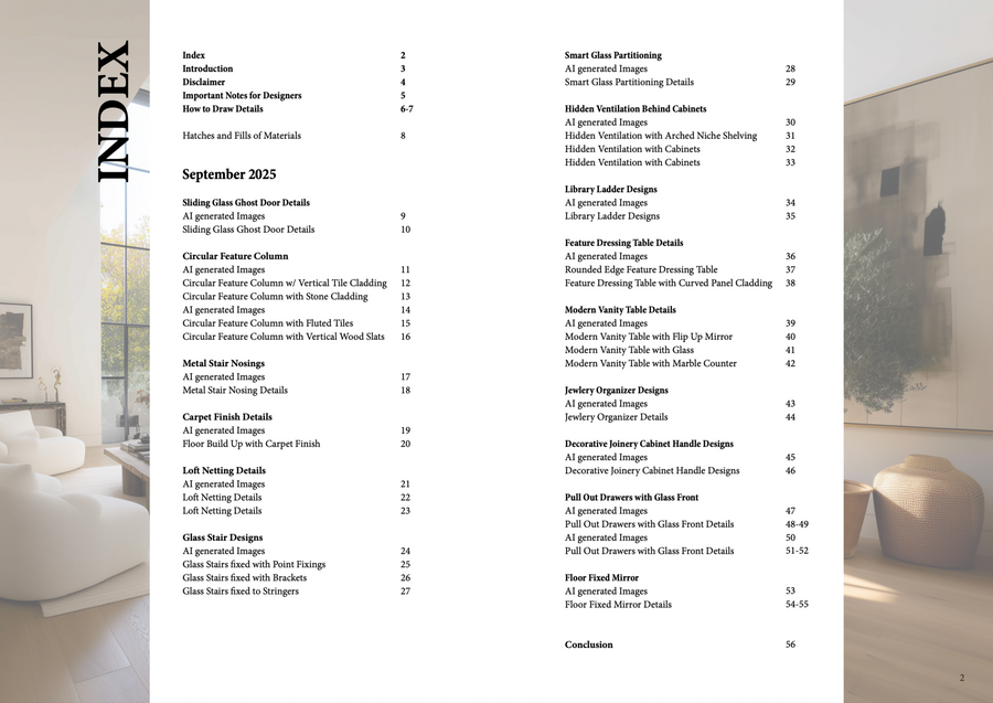 September 2025 Details - PDF & CAD