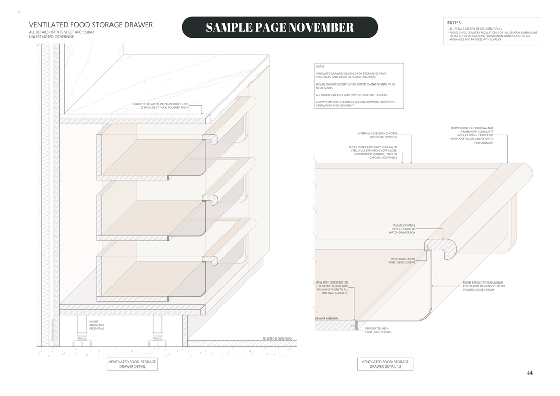 Monthly Details - NOVEMBER - KITCHEN -  PDF Only
