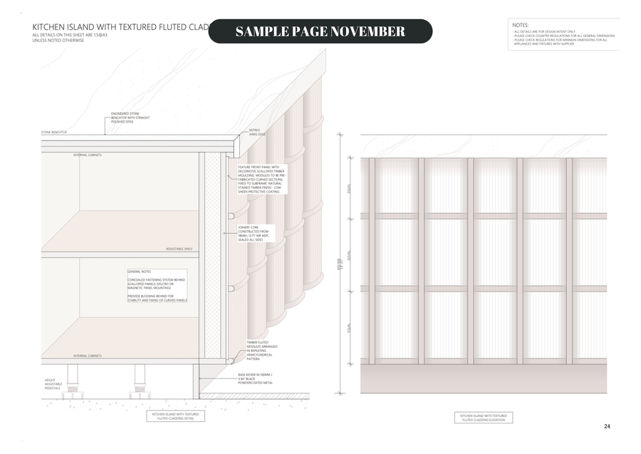 Monthly Details - NOVEMBER - KITCHEN -  PDF Only