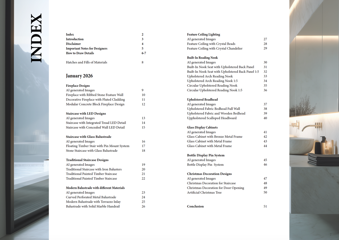 Monthly Details - JANUARY - BATHROOMS -  PDF Only