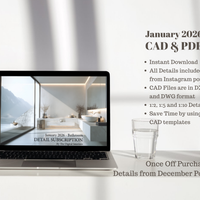 January 2026 Details - PDF & CAD - Bathrooms
