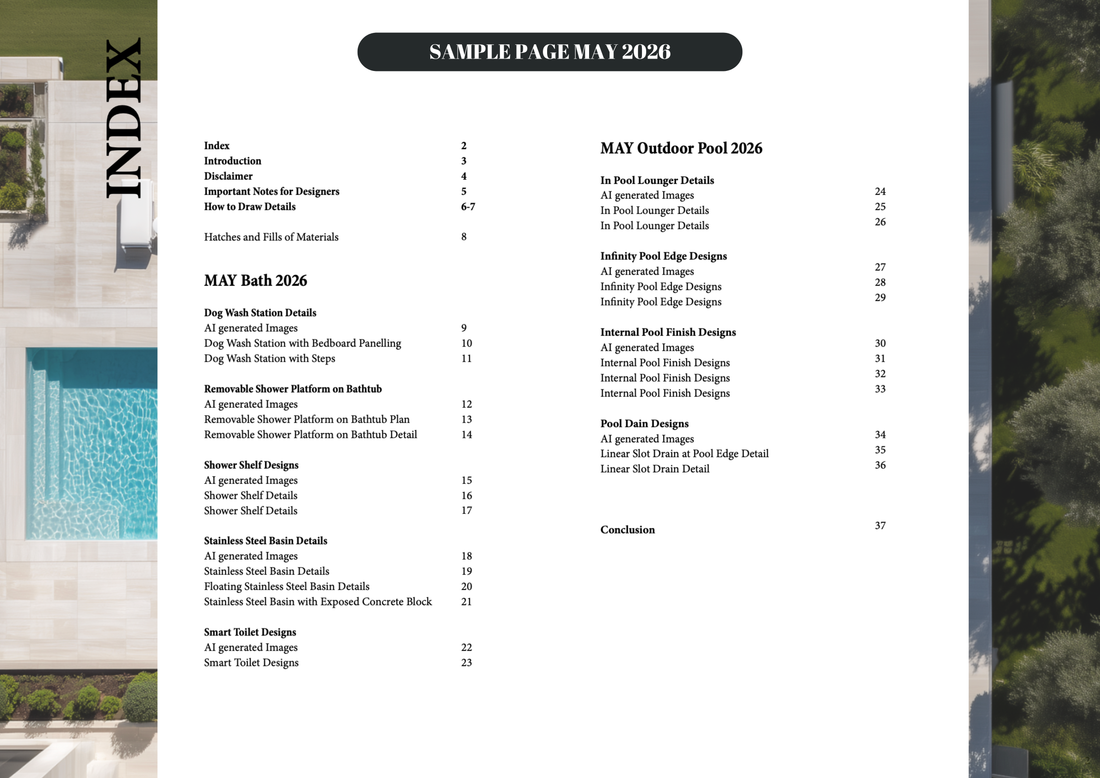 Monthly Details - MAY - Bath & Pool -  PDF Only