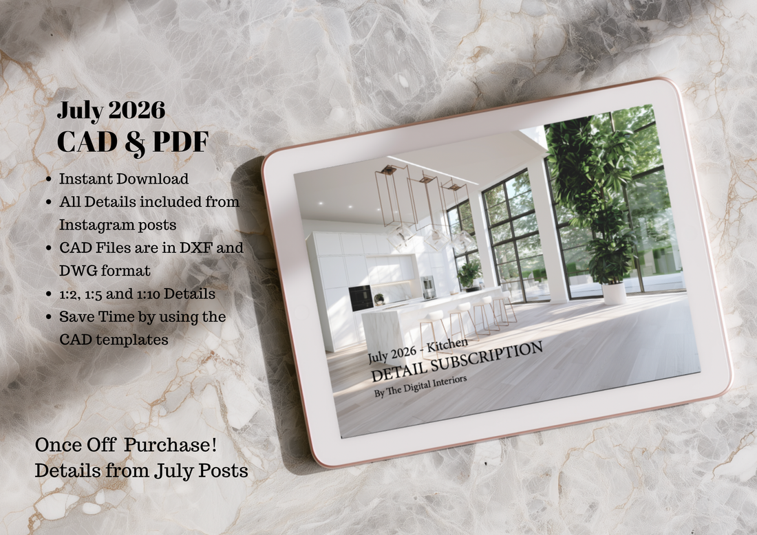 JULY 2026 Details - PDF & CAD - Kitchen