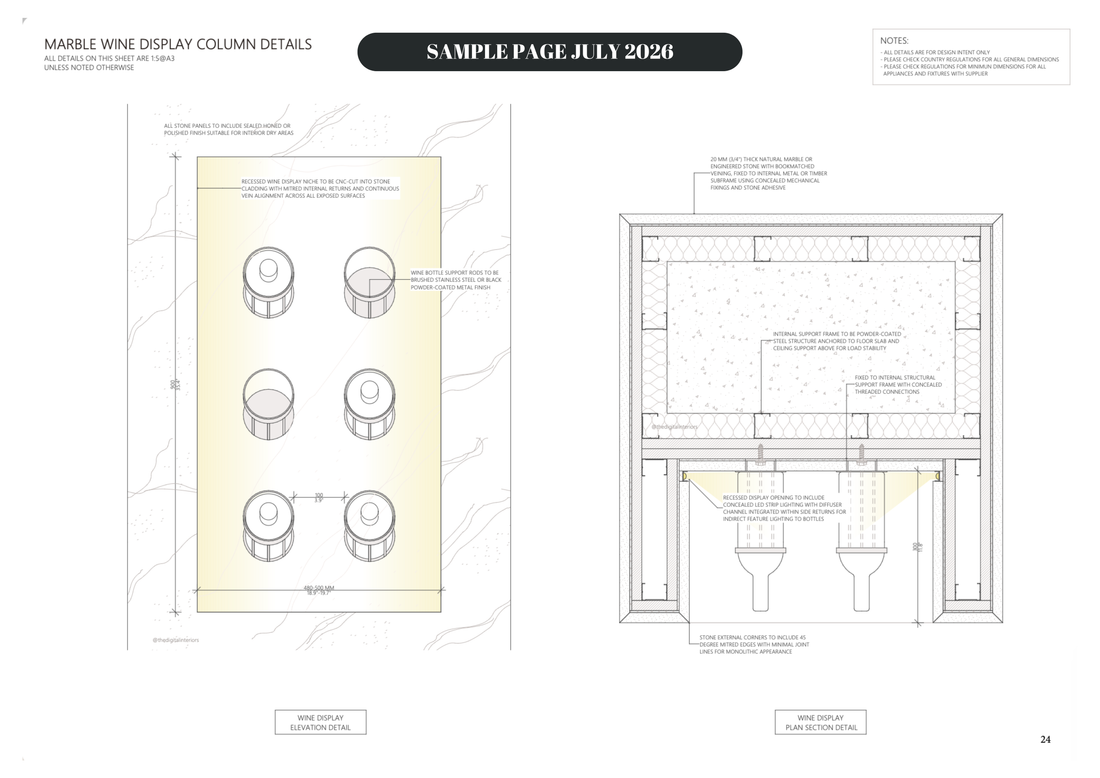 JULY 2026 Details - PDF & CAD - Kitchen