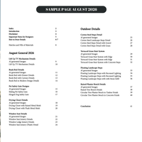AUGUST 2026 Details - PDF & CAD - General