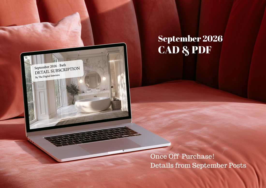 SEPTEMBER 2026 Details - PDF & CAD - Bath