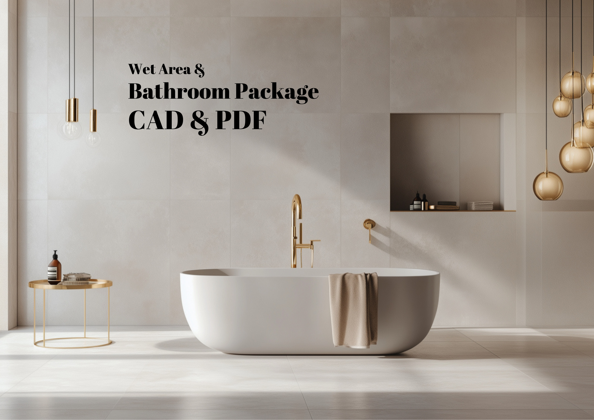 Bathroom Details - PDF & CAD – Digital Interiors